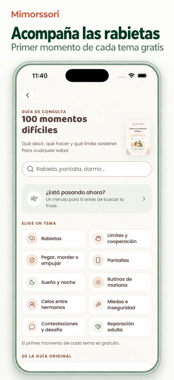 Momentos por situación en Mimorssori